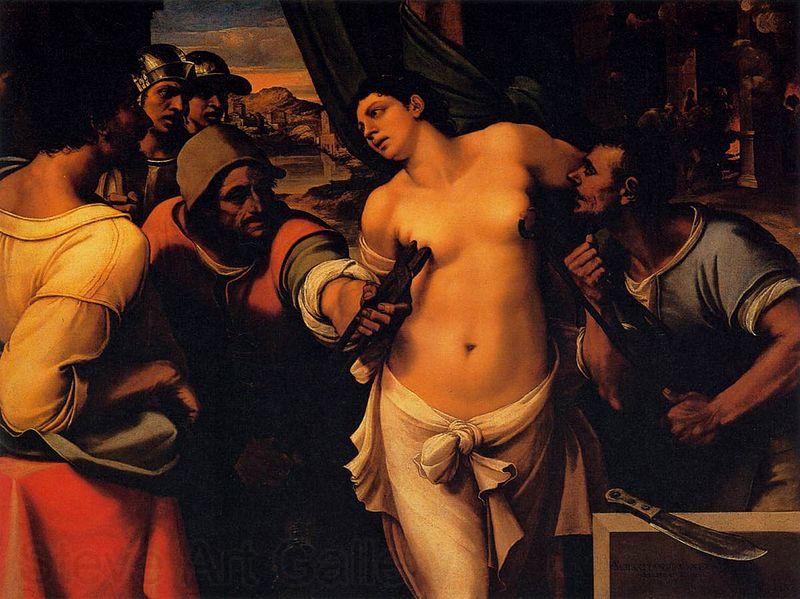 Sebastiano del Piombo Martyrdom of St Agatha